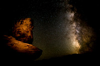 Milky Way and Rocks